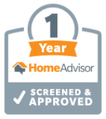 One Year with Home Advisor, Badge